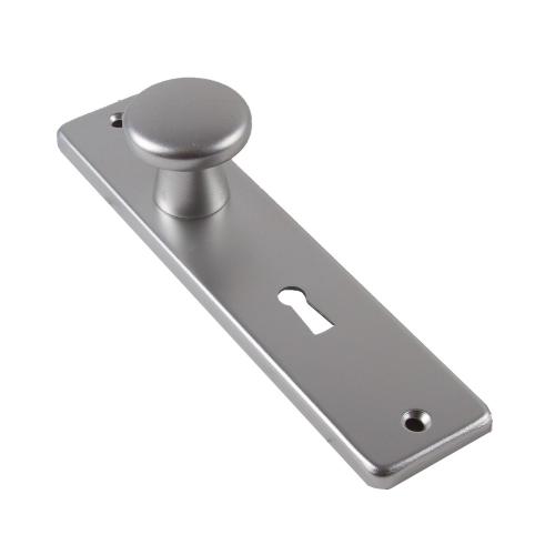 Knopschild blind met knop 160/40 F1 rechthoekig 180x41mm product photo