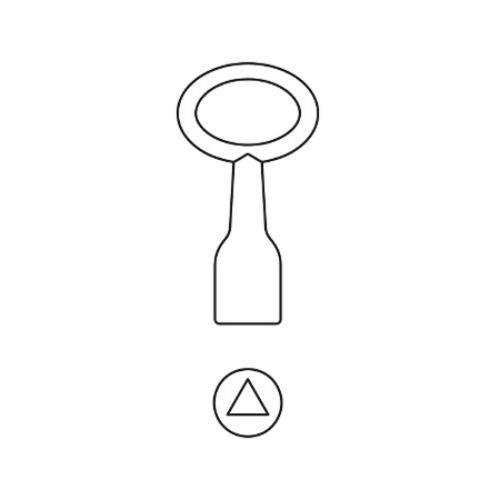 STUV doornsleutel driehoek inwendig 7mm H252 product photo