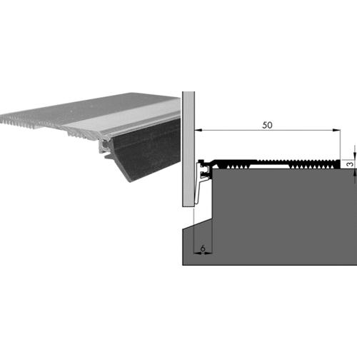 Slijtstrip 300cm 50mm kunststof afdichting KEL-ANB-7 AR product photo