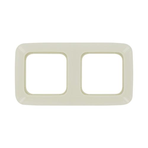 ABB Busch-Jaeger afdekraam inbouw 2 voudig creme 2512-212 serie Si Ral 1013 Los 2CKA001725A0621 product photo