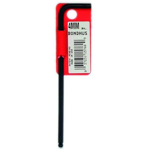 Inbussleutel lang 100mm haaks met kogelkop 4.0mm product photo