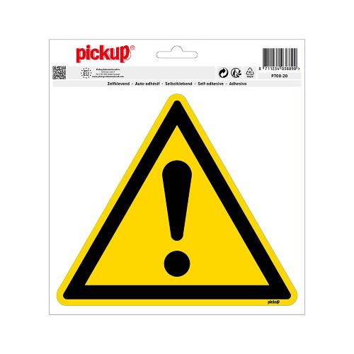 Sticker Gevaar 200 mm driehoek product photo