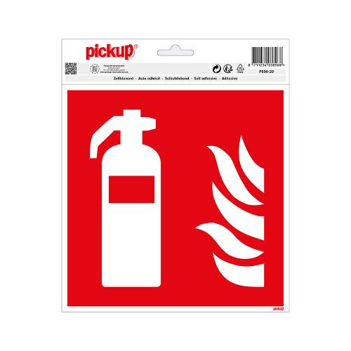 Sticker Brandblusser 200x200 mm product photo