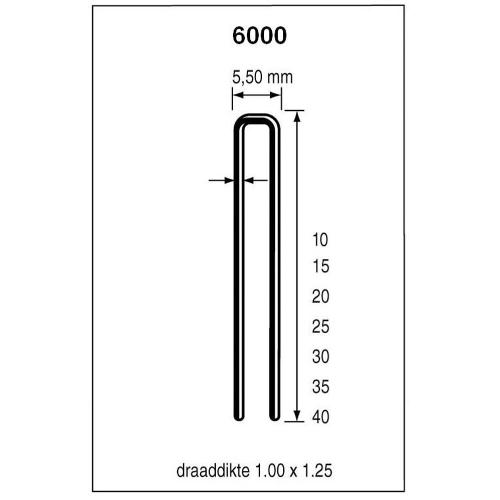 Niet serie 6000 cnk geg 15mm doos = 5000st product photo