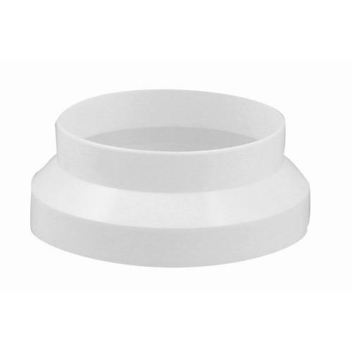 Verloopstuk kunststof wit korte uitvoering 125-150mm product photo