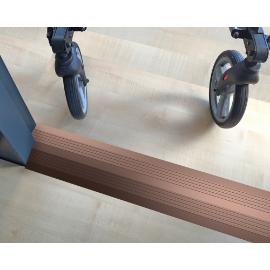 Drempelvervanger alu brons geanodiseerd 950x110mm product photo