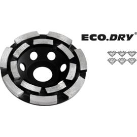 Diamant slijpkop 125mm as 22.2mm ECO-DRY DUBBEL product photo