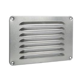Schoepenrooster aluminium omgezette rand 220x150mm product photo