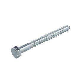 Houtdraadbout M12X90MM gegalvaniseerd staal DIN 571 product photo