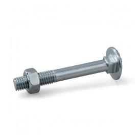 Slotbout M5X16 MM incl moer gegalvaniseerd staal DIN 603/555 - 50st product photo