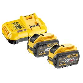 DeWalt starterset 18.0V 2x accu 12.0Ah + lader DCB118Y2-QW product photo