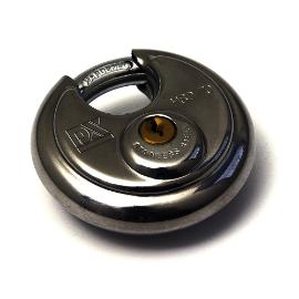 Hangslot discus RVS gelijksluitend 70mm HSD 704B KD product photo