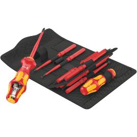 Wera bitschroevendraaierset 16-delig Philips-Pozidriv-Torx-Sleuf VDE getest Kraftform Kompakt Turbo product photo