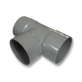 T-stuk 90 graden pvc grijs lijm 3x mof 50x50x50mm Komo BRL 52100 product photo