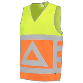 Tabard verkeersregelaar fluor oranje/geel XS-S TABARD-VR product photo
