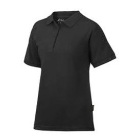 Poloshirt dames zwart 2XL product photo