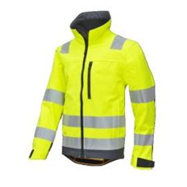 Jack softshell geel high visibility/staalgrijs XS product photo