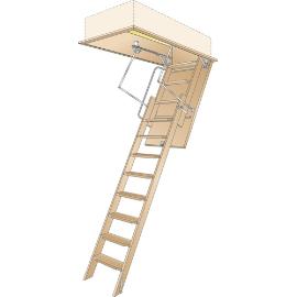 Vlieringtrap Novoferm 2 delig 70x110x20cm ph=2.6m product photo