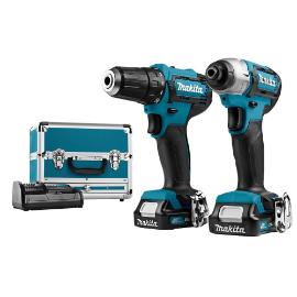Makita accu-combiset 12.0V 2x2.0Ah DF333D + TD110D product photo