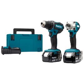 Makita accu-combiset 18.0V 2x3.0Ah DDF482+DTD156 product photo