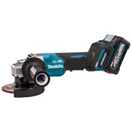 Makita accu-haakse slijper 40.0V 2x4.0Ah 125mm met rem en veiligheidsschakelaar in Mbox4 GA013GM201 product photo