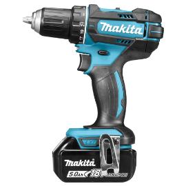 Makita accu-schroefboormachine 18.0V 2x5.0Ah DDF482RTJ product photo