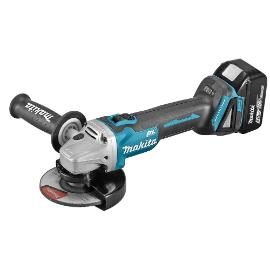 Makita accu-haakse slijper 18.0V 2x5.0Ah 125mm met rem in Mbox3 DGA506RTJ product photo
