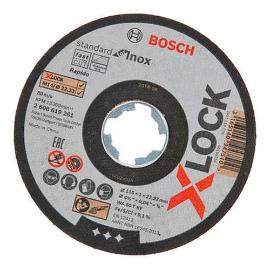 Bosch X-Lock doorslijpschijf recht expert for inox 1 MM-115 MM product photo
