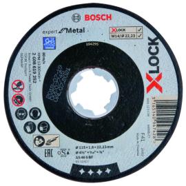 Bosch x-lock doorslijpschijf recht expert for metal 1,6mm-115 MM product photo