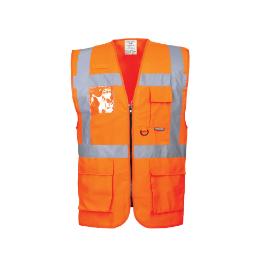 Veiligheidsvest Berlin Executive kl.2 hi-vis oranje Mt S product photo