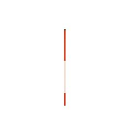 Jalonstok rood/wit gelakt 2.16m staal product photo