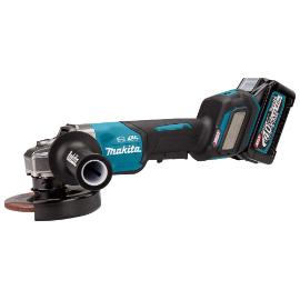 Makita accu-haakse slijper 40.0V 2x4.0Ah 125mm met rem en veiligheidsschakelaar in Mbox4 GA029GM201 product photo