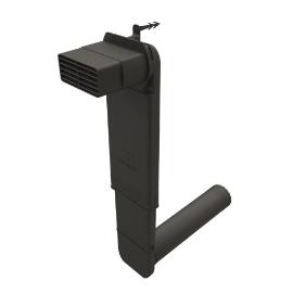 Vloerventilatiekoker Cobra rond WF zwart incl. rooster Teles product photo