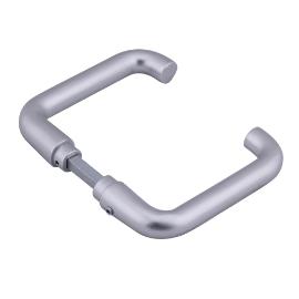 Noxxa aluminium deurkruk 1404 D-model - kleur F1 mat - deurdikte 51/67mm product photo