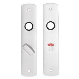 Noxxa geperst aluminium kortschild 200x42mm - curve - kleur F1 mat - uitvoering vrij en bezet 63/8 product photo