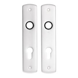 Noxxa geperst aluminium kortschild 200x42mm - curve - kleur F1 mat - uitvoering PC72 product photo