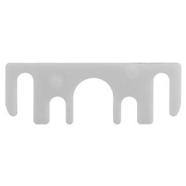 Scharnieropvulplaat 1mm voor 89x89mm product photo