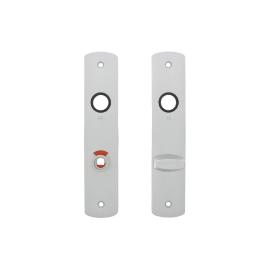 Noxxa gegoten aluminium kortschild 200x42mm - curve - kleur F1 mat - uitvoering vrij en bezet 72/8, dopsleutel Noxxa gegoten aluminium kortschild 200x42mm - curve - kleur F1 mat - uitvoering vrij en bezet 72/8, dopsleutel product photo