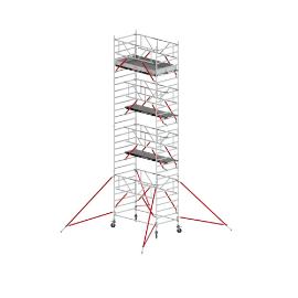 Rolsteiger Fiber-Deck 1.35x2.45m werkhoogte 9.2m RS Tower 52-S met 8 safe quick Rolsteiger Fiber-Deck 1.35x2.45m werkhoogte 9.2m RS Tower 52-S met 8 safe quick product photo