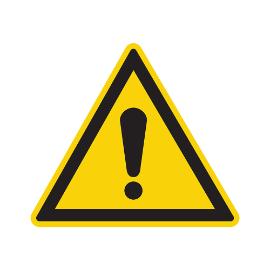 Bord Gevaar 200 mm driehoek product photo