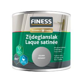 Zijdeglans waterbasis acryl binnen 250ml Zilver product photo