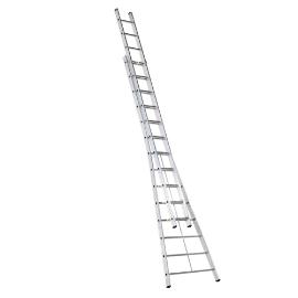 Opsteekladder 2 delig uitgebogen vierkante sport 4.08-7.65 Kibo 2x14 treden (17.5Kg) product photo