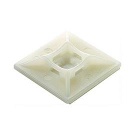 Kabelbinderhouder nylon zelfklevend 28x28mm met schroefgat per 100 stuks product photo