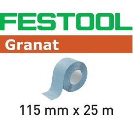Festool schuurpapier op rol 115mm x 25m korrel 120 Granat product photo
