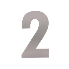 Huiscijfer RVS 300mm nummer 2 product photo