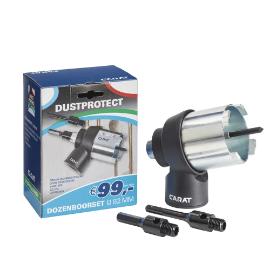 Dozenboor premium 82mm +stofafzuigadapter 2x montagespil sds/6-kant product photo