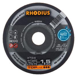 Doorslijpschijf Rhodius 125x1,5x22mm XT24 product photo