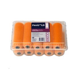 Pro gold verfrol velvet 10cm (oranje) per 10 stuk product photo