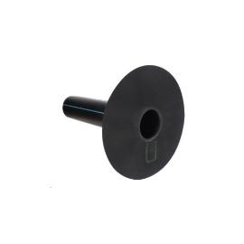 Uitloop Easy Cover EPDM met slabbe 1.2mm 90 graden 63mm product photo