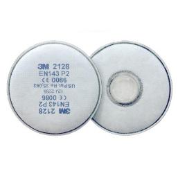 3M™ deeltjesfilter F2 R 2128 geschikt voor 3M™ 6000 & 7000-serie 1 paar product photo